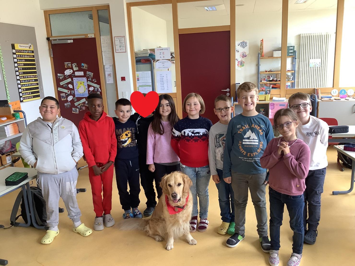 Tierischer Besuch in der Franz-Joseph-Koch-Schule